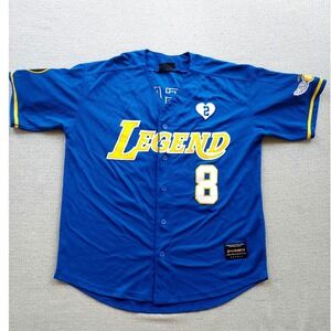 Legend 8 Legacy 24 Baseball Jersey Mens L Blue Kobe Bryant Tribute Sportswear‎